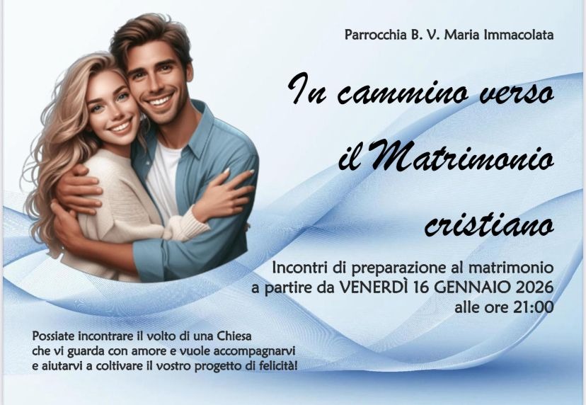 Cammino per fidanzati verso il matrimonio