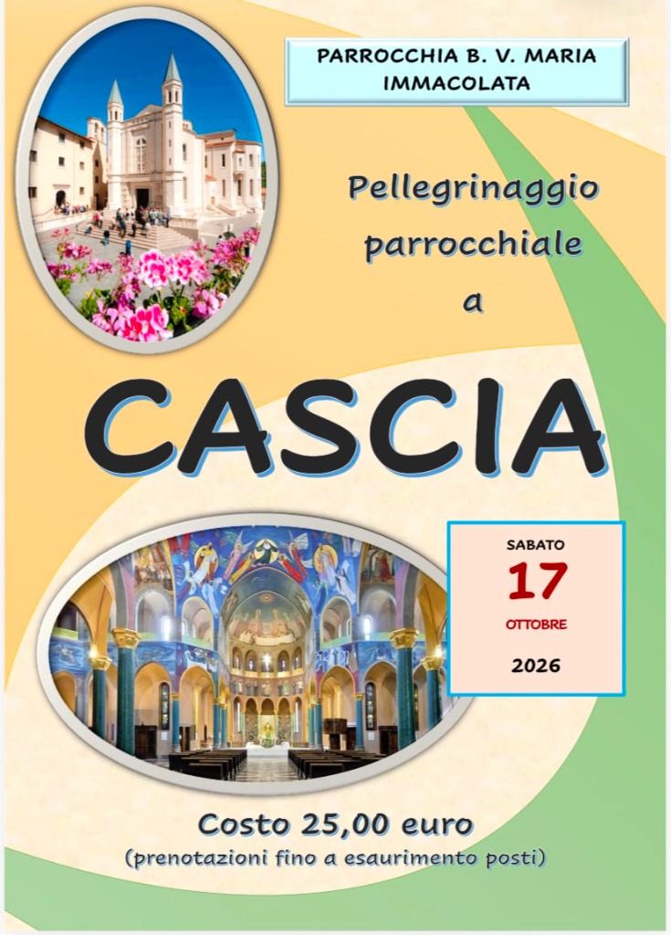 Pellegrinaggio parrocchiale a Cascia